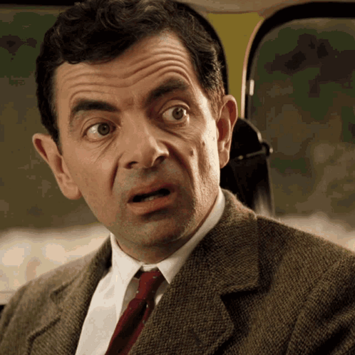 Man With Surprised Look GIF