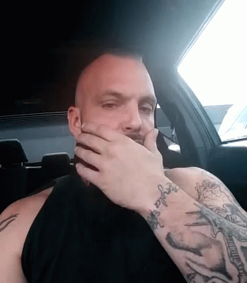 Man With Taylor Tattoo GIF