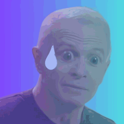 Man with Tear