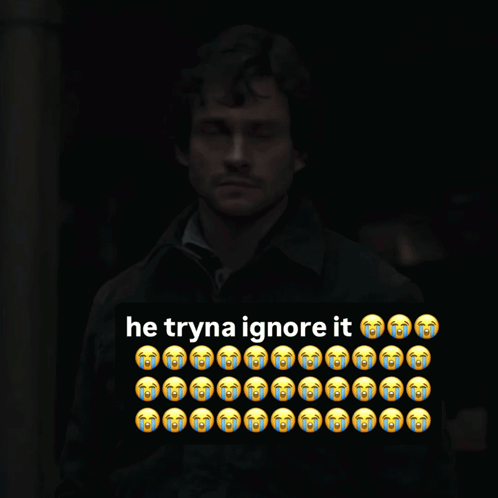 Man With Tears Saying He Tryna Ignore It