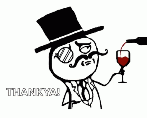 Man with Top Hat and Mustache Pouring Wine