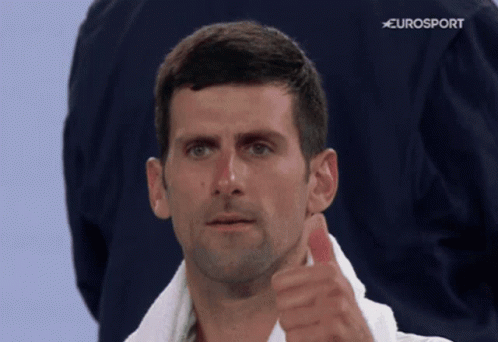 Man with Towel Thumbs Up