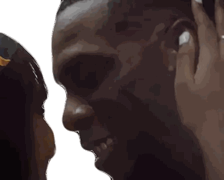Man with Woman Covering Ears