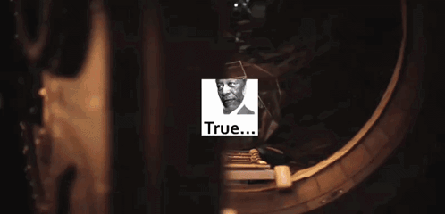 Man With Word True