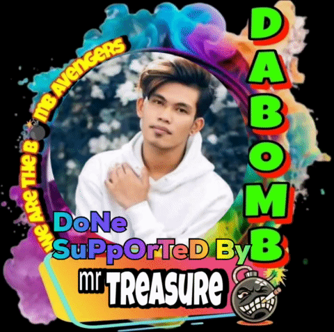 Man With Words Done Supported by Mr. Treasure
