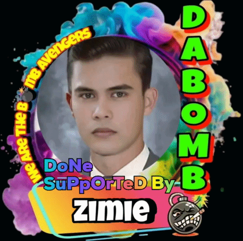 Man With Words Done Supported By Zmie
