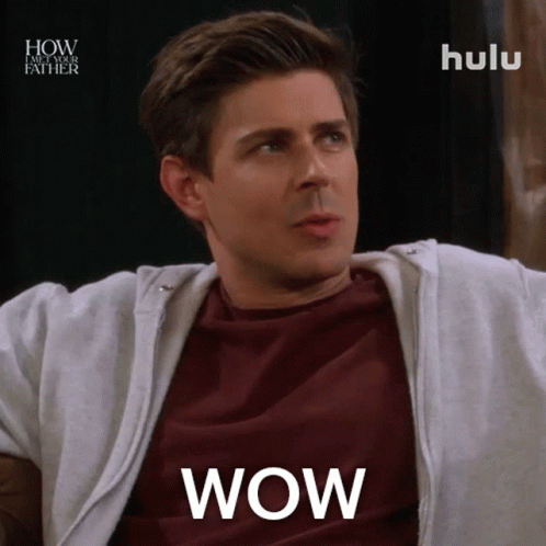 Man With Wow on Chest