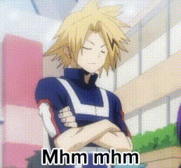 Man With Yellow Hair Arms Crossed Saying Mhm Mhm GIF
