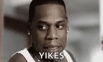 Man With Yikes GIF
