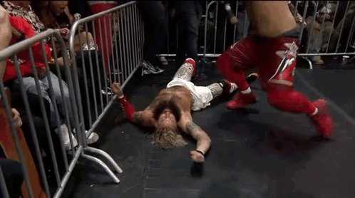 Man Without Shirt In Ring GIF