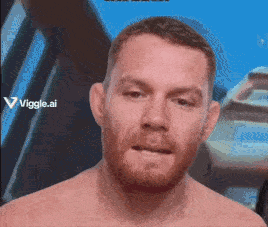 Man Without Shirt With Viggle.ai Logo GIF