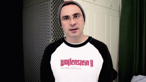 Man Wolfenstein Shirt GIF