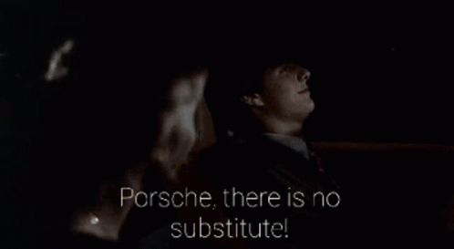 Man Woman Dark Room Porsche No Substitute GIF