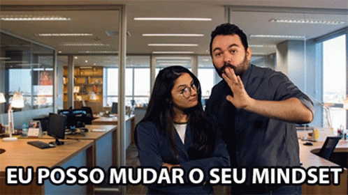 Man Woman eu posso mudar o seu mindset