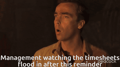 Management Watching The Timecard Flood GIF
