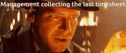 Management When Finally Collected The Final Timecard GIF