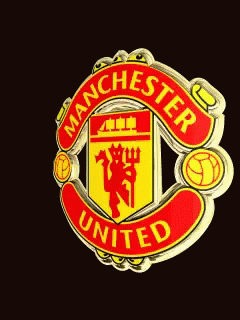 Manchester United Emblem with Lion and Ball
