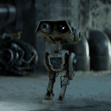 Mandalorian Excited Droid GIF