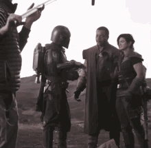 Mandalorian Friendly Scene GIF