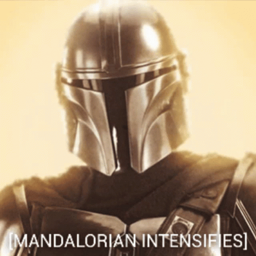 Mandalorian Poster with Armor and Helmet