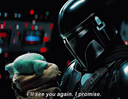 Mandalorian Saying Farewell GIF