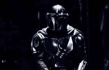 Mandalorian Using Darksaber GIF