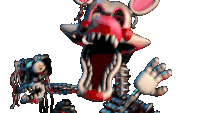 Mangle Jumpscare Sticker GIF