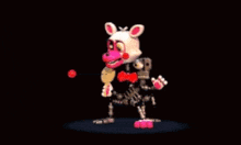 Mangle Playing Ping-pong GIF