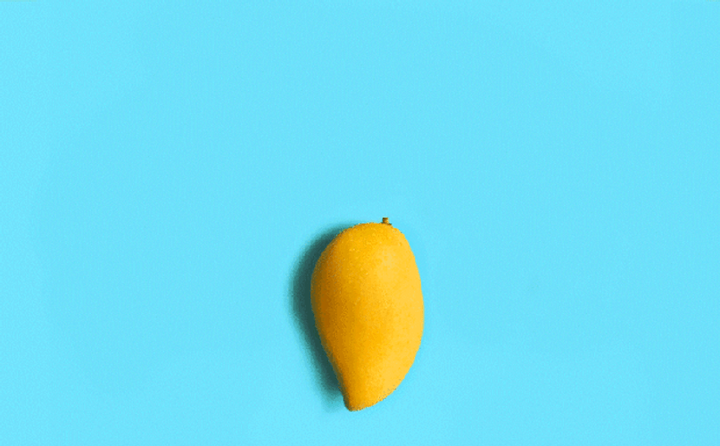 Mango Lemon Fruit Pattern Creative Stop Motion GIF | GIFDB.com