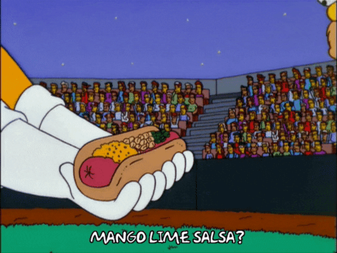 Mango Lime Salma Cartoon Homer Simpson Thinking GIF