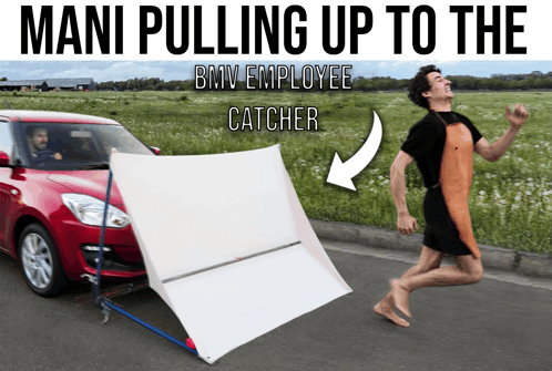 Mani Pulling Bmw Employee Catcher GIF