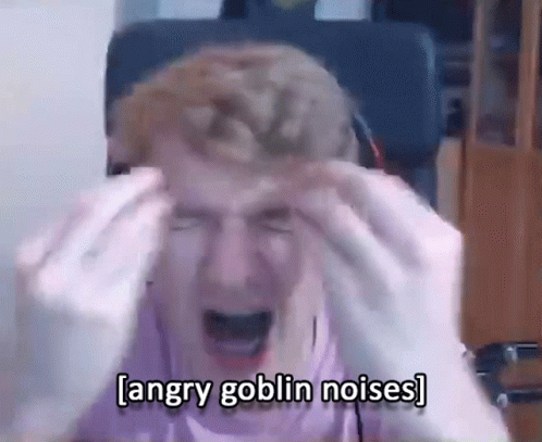 Manic Tommyinnit Making Angry Goblin Noise GIF
