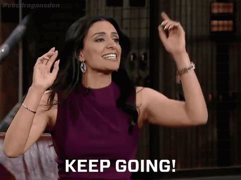 Manjit Minhas Keep Going GIF
