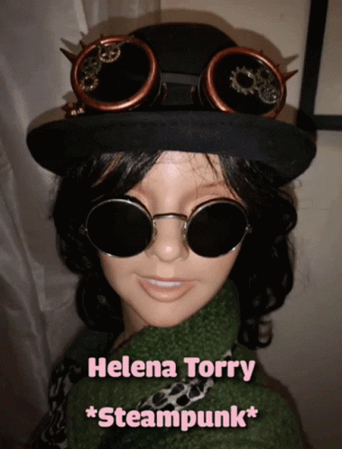 Mannequin in Top Hat and Sunglasses Helena Torry Steampunk