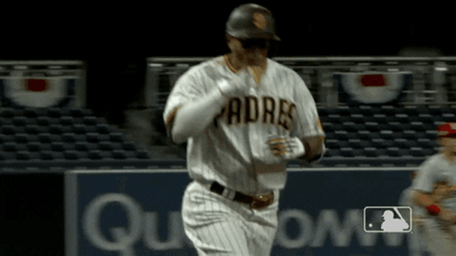 Manny Machado Celebrates Home Run GIF