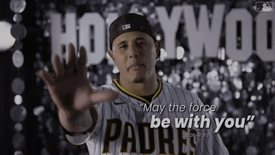 Manny Machado Force Be With You GIF