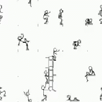 Many Men Working GIF