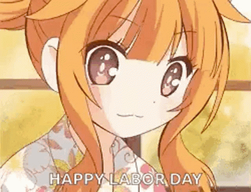 Mao Amatsuka Good Morning Happy Labor Day GIF