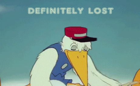 Map Mr. Stork Definitely Lost Looking For Directions GIF