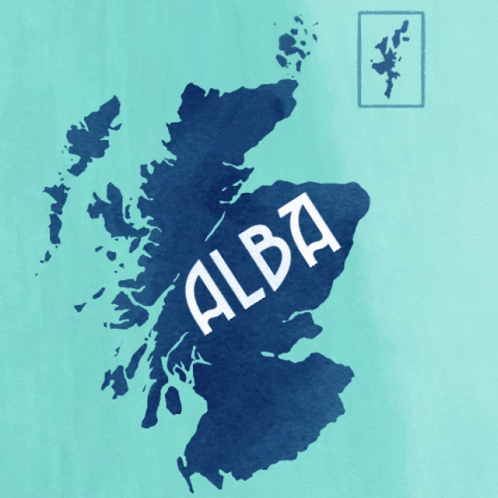 Map Of Scotland With Alba GIF