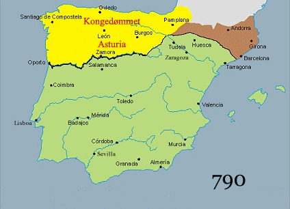 Map Of Spain 1300 GIF