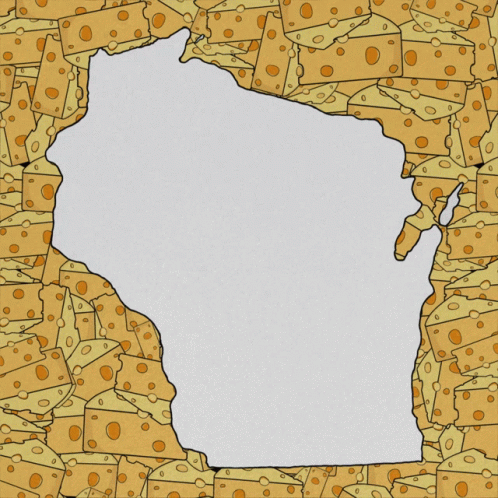 Map of Wisconsin For Cripes Sakes
