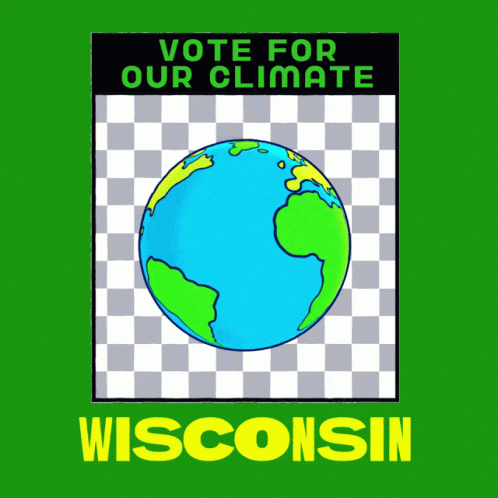 Map of Wisconsin With Pink Star