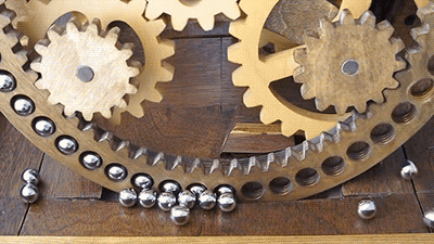 Marble Gear Loop GIF