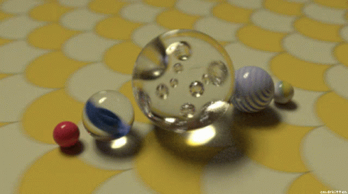 Marble Rolling Loop GIF