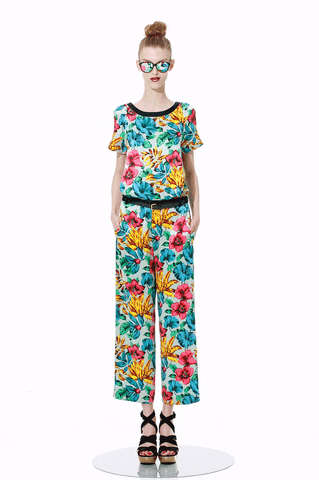 Marc Jacobs Floral Set GIF