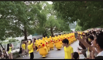 Pikachu March GIF