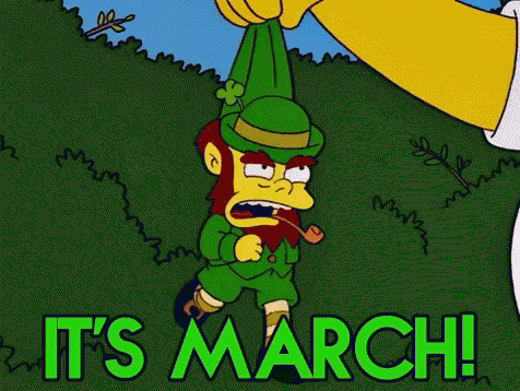 Simpsons Leprechaun Its March GIF