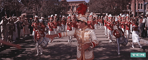 Band And Couple March GIF