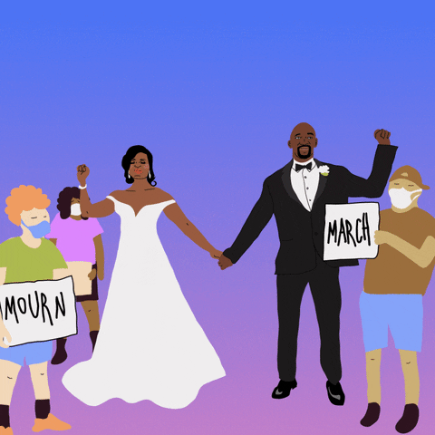 Black Wedding March GIF